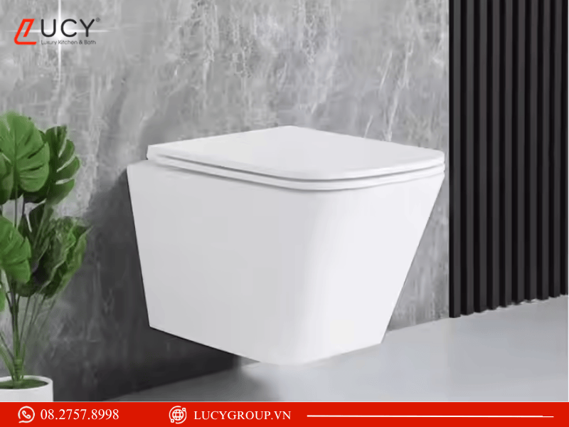 Ảnh Mô Tả Bồn Cầu Treo Tường Tại Lucy
