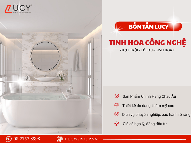 Ảnh Mô Tả Bồn Tắm Tại Lucy