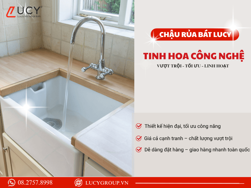 Ảnh Ưu Điểm Chậu Rửa Bát Lucy