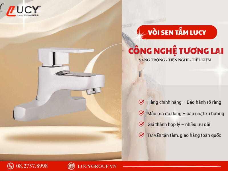 Ảnh Mô Tả Vòi Sen Tắm Tại Lucy